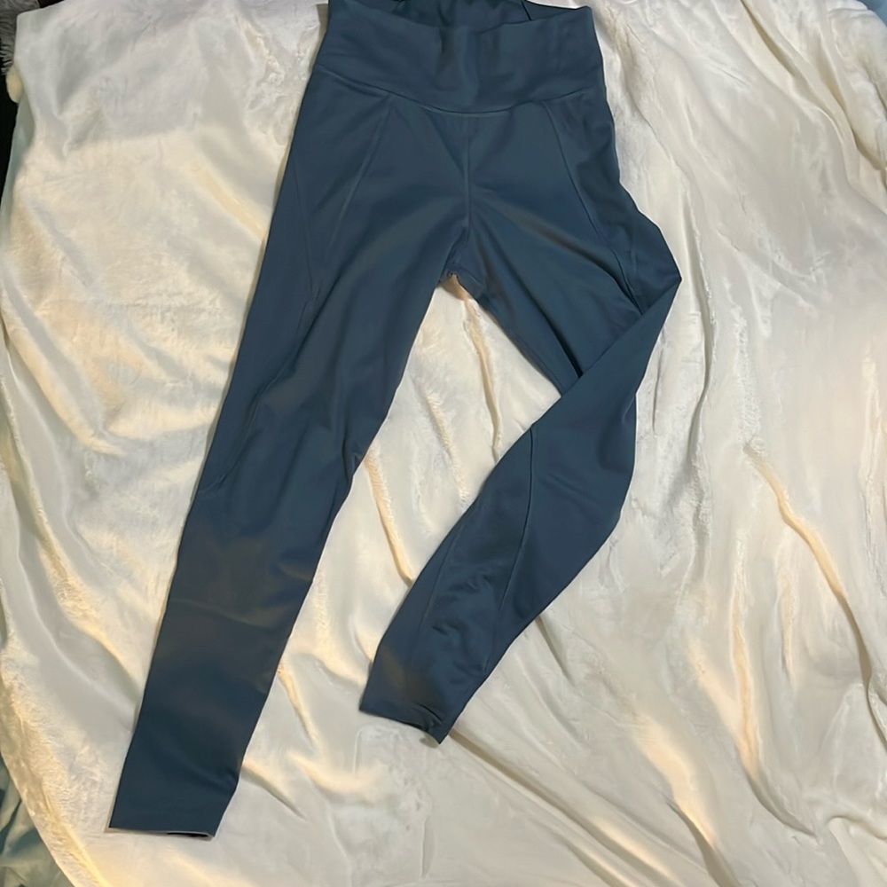 Blue Adidas Leggings
